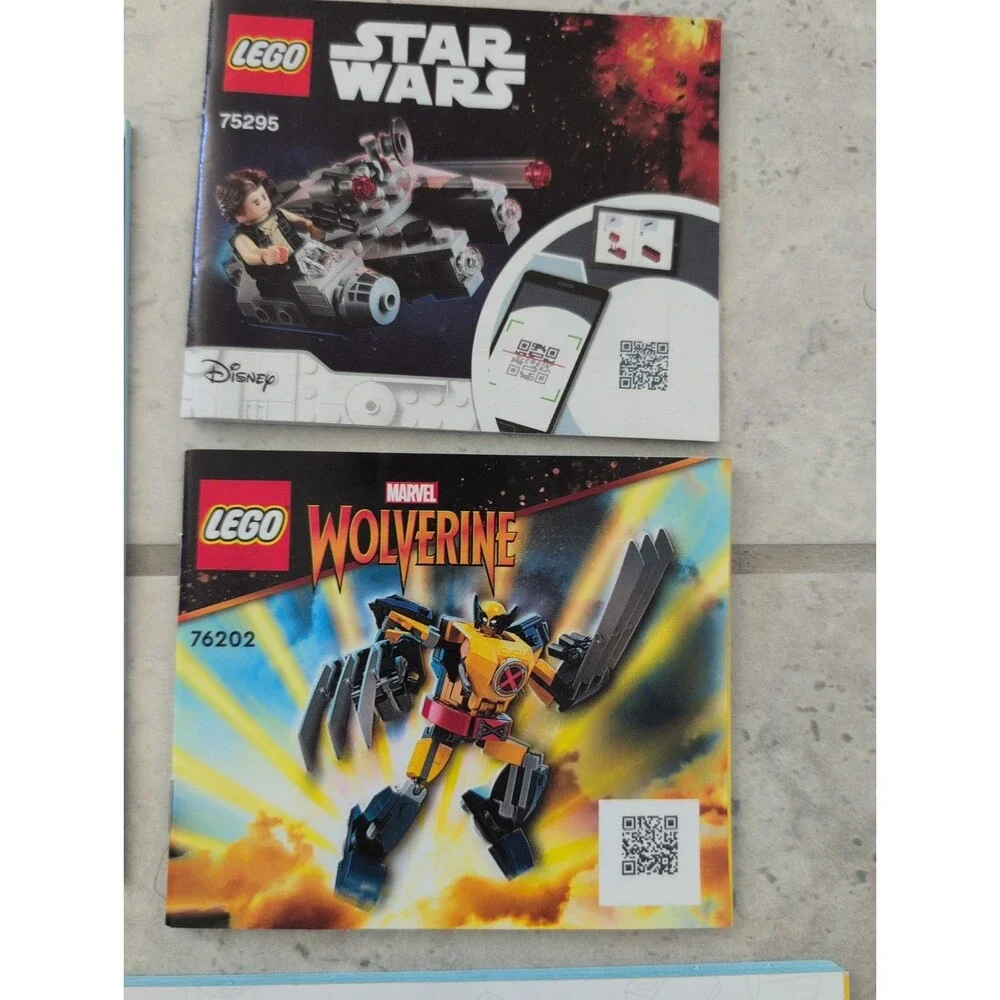 LEGO Marvel Avengers Instruction Manuals Lot of 12.  No Bricks Included